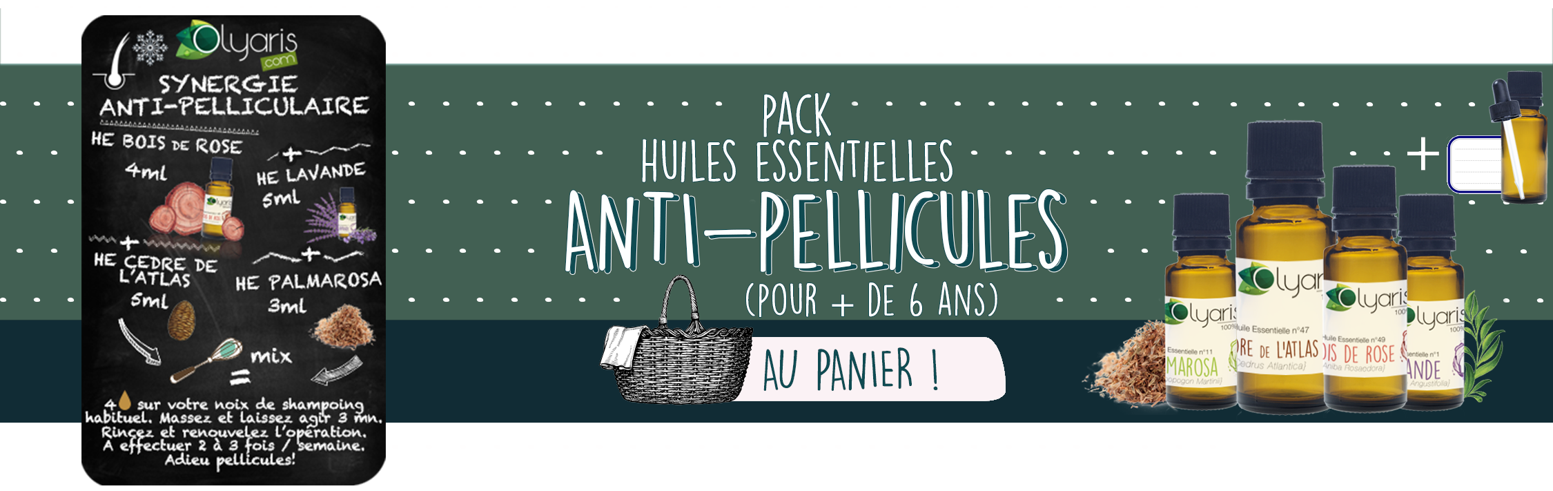 Huiles Essentielles Anti Pellicules : Notre Synergie - Olyaris